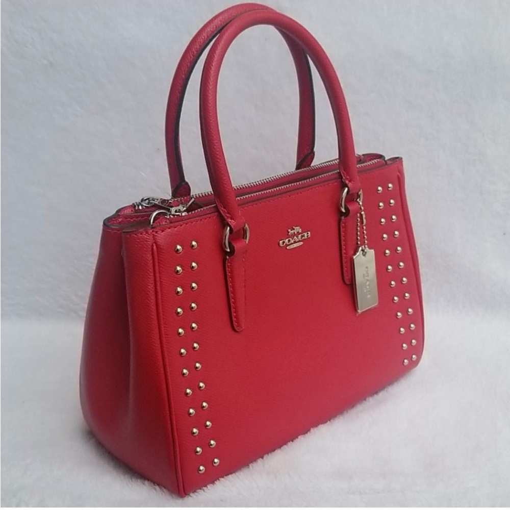 Coach Mini Surrey Carryall with Rivets - Picture 3 of 11